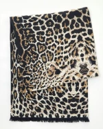 Leopard-Print Shawl