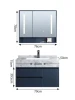 Bathroom Cabinet 981-80