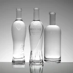 Hot Sale Empty Clear Liquor Glass Bottles 500ml 700ml 750ml 1000ml for Whiskey Brandy Rum Gin