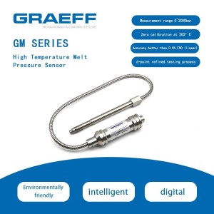 GRAEFF GM series high temperature melt pressure sensors