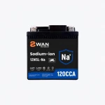 Sodium Motorcycle Starting Battery 12V5Ah 12N5