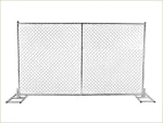 temporary chain link fence