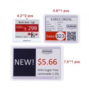 ESL nfc demo kit price tag electronic electronic shelf label epaper