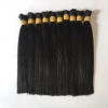 100% human hair bulk  natural color Soft and smooth