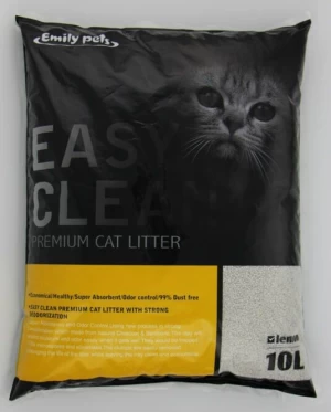 OEM/ODM Factory Wholesale Bentonite Cat Litter 99.9%Dust Free Odor Control Cat Litter