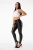 Import Shascullfites Melody black high waist vegan leather leggings butt lift shaping leggings from China