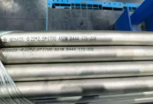 Corrosion Resistance Cold Drawn Seamless Nickel Alloy 625 / UNS N06625 Pipe