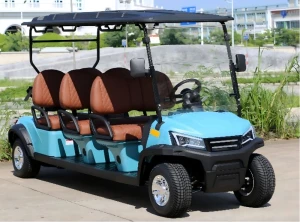 6 seater electric golf carts 60V lithium battery 5000W motor