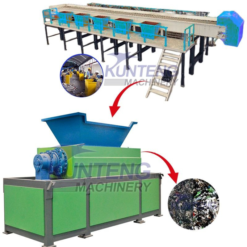 Buy Urban Garbage Manual Sorting Platform And Automatic Dual Axis ...