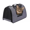 soft-sided airline approved portable pet carrier with breathable mesh window