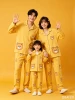 Couple Matching Pajama Set Unisex Soft Cotton Sleepwear Family Loungewear