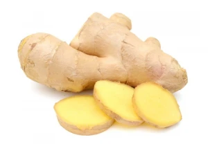 Fresh ginger, semi-dried ginger, air dried ginger