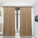 100% Blackout Satin Curtains for Living Room with Silicon Finish Sound and Heat Insulation