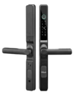 Semi-Automatic Smart Wooden Door Lock – Password + Card Access | One-Holder Design | Household & Hotel Use