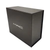 Gift box for perfume bottles matte black color magnetic gift box