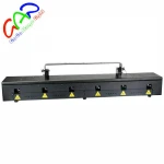 Dj laser lights 6 head strobe stage lighting laser for night club