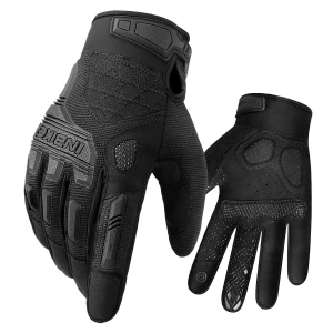 INBIKE MTB Mountain Bike Gloves Touchscreen with Thicken EVA Padded & TPR Knuckle Protection for BMX MX ATV Motorcycle