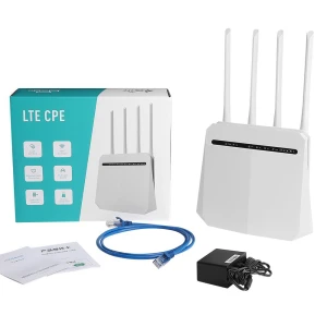 300mbps Cat 4 openWRT 4g wifi router with sim card slot