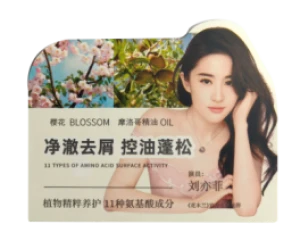 Shampoo label