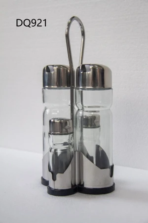 Seasoning Bottle Set with Sprinkler and Soy Sauce/Vinegar Dispenser