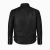 Import Men's Black Leather Racing Jacket with Striped Detail, Multiple Sizes from Pakistan