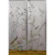 Import Chinoiserie Handpainted Wallpaper on Silver metallic Leaf Wallpaper from China