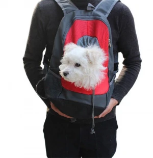 Portable outdoor head out design travel pet dog cat front shoulder bag carrier backpack