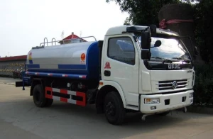 8m3 150hp Dongfeng Howo water tanker truck water bowser for sale