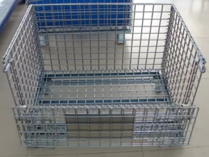Collapsible Stackable Wire Containers/Wire baskets/Mesh storage bins
