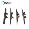SYI OEM Undercarriage Crawler Rubber Belt Track Metal Core Austempered Ductile Iron Castings