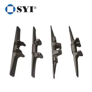 SYI OEM Construction Machinery Parts Austempered Ductile Iron Casting Undercarriage Rubber Components