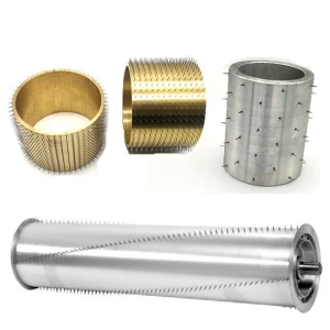 Rotary Pinned perforation roller for micro perforation machine plastic paper foil leather