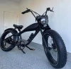Bisekcycle Origin Design Retro Electronic Bike Customize High Handlebars 26*4.0'' Fat Tire Hydraulic Brake Suspension