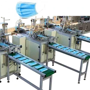 Full automatic disposable mask making machine 3 ply mask forming machine