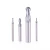 Import 1-20mm end mill 16mm milling cutter Tungsten Carbide 4 Flute 6R High Speed Milling  Ball Nose End Mill thread milling from China