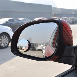 1 pair 360 Degree frameless ultrathin Wide Angle Round Convex Blind Spot mirror for parking Rear view mirror high quality