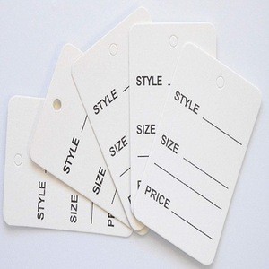 1 Part White Paper Tags for Label Garments