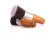 Import 1 pcs logo on Professional Mini private label synthetic hair vegan bamboo Wood Short Handle fundation makeup brush from China