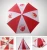 Import 10 years factory of Shangyu hat custom logo print cap umbrella with 190T Polyester from China