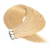 100% european hair remy human hair tape hair extension