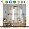 100% polyester European style embroidered living room curtains and valances