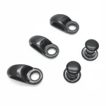 1000 PCS Zinc alloy Metal Shoes Buckles Round  Snail Bread Shape buckle Hook Hiking shoe Buckle Rivets Eyelets Accessories