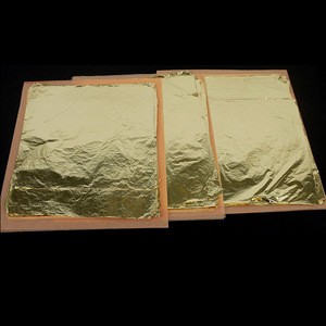 10000 Sheets 16x16cm Gold 2.5 Copper Imitation Gold Foil Paper For Gilding Decorations