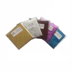10*10cm Embossed 2 Printing colored  aluminium foil paper chocolate wrapper made in china