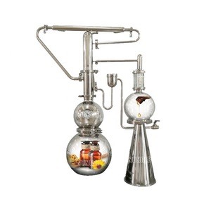 10L Gourd shaped distiller essential oil distillation equipment for essential oil and hydrosol