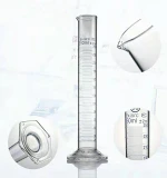 10ml 25ml 50ml 100ml 250ml 500ml 1000ml 2000ml Glass Hexagonal Base Measuring Cylinder For Lab Use