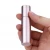Import 10ml eye Essential oil use cream  rose gold lid and metal stainless roll balls pink glass roller bottle from China