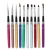 Import 10Pcs Nail Art Brush Design Polish UV Gel Painting Brush Draw Alloy Pen Tool Set Kit Cosmetic from China