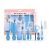 10pcs/box Newborn Baby Pink Kids Nail Hair Health Care Safety Thermometer Grooming Brush Kit