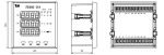 120*120 mm multi-function electrical instruments or power meters with alarm